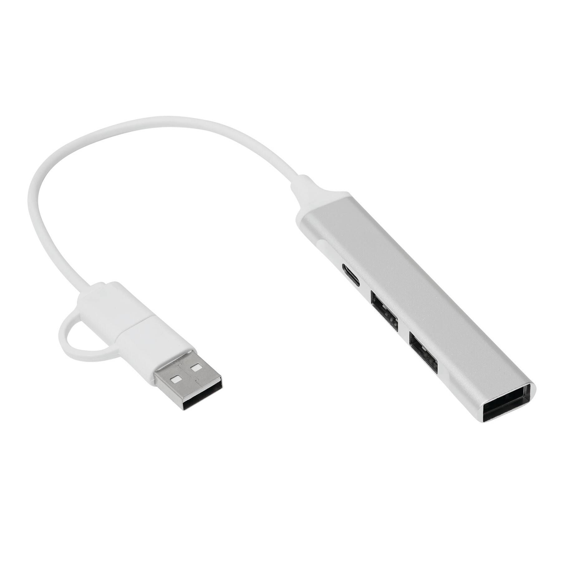 USB Hub NETWORK - silber-130