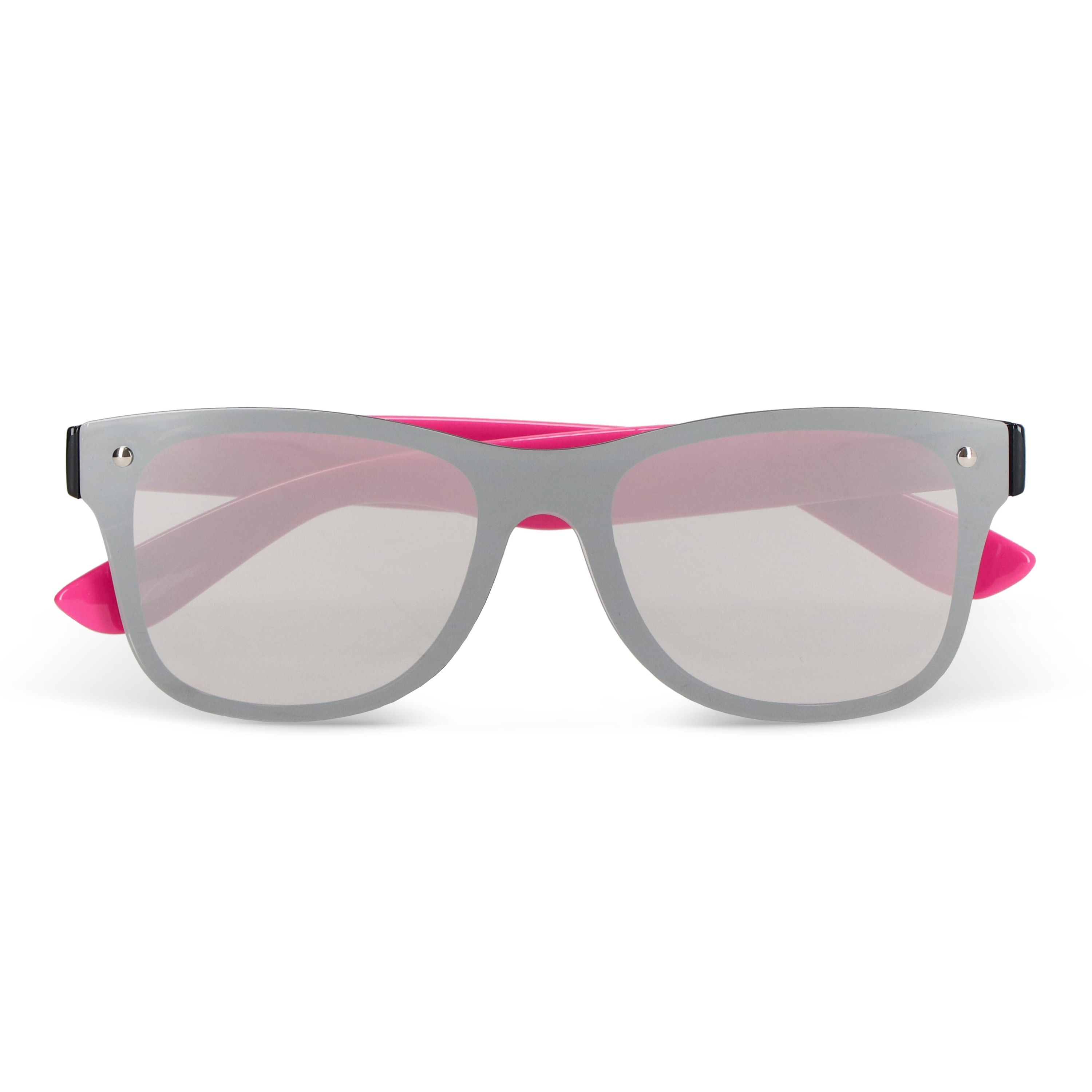 Justin R-PC Sonnenbrille mit verspiegelten Uni-Gläsern UV400 - rosa-392