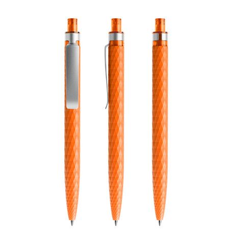 prodir QS01 PMS Push Kugelschreiber Metall-Clip - orange-440