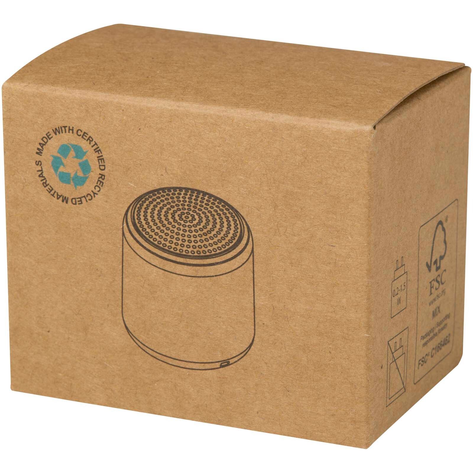 Velkis 3 W Bluetooth Lautsprecher aus recyceltem Kunststoff - weiss-797