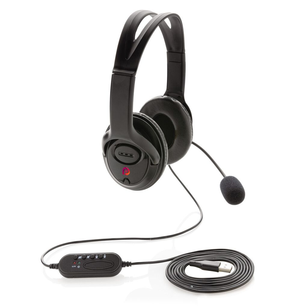 Over-Ear Headset mit Kabel - schwarz-722