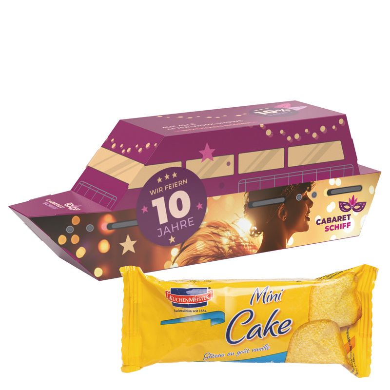 3D-Präsent Schiff, KuchenMeister Rührkuchen-520