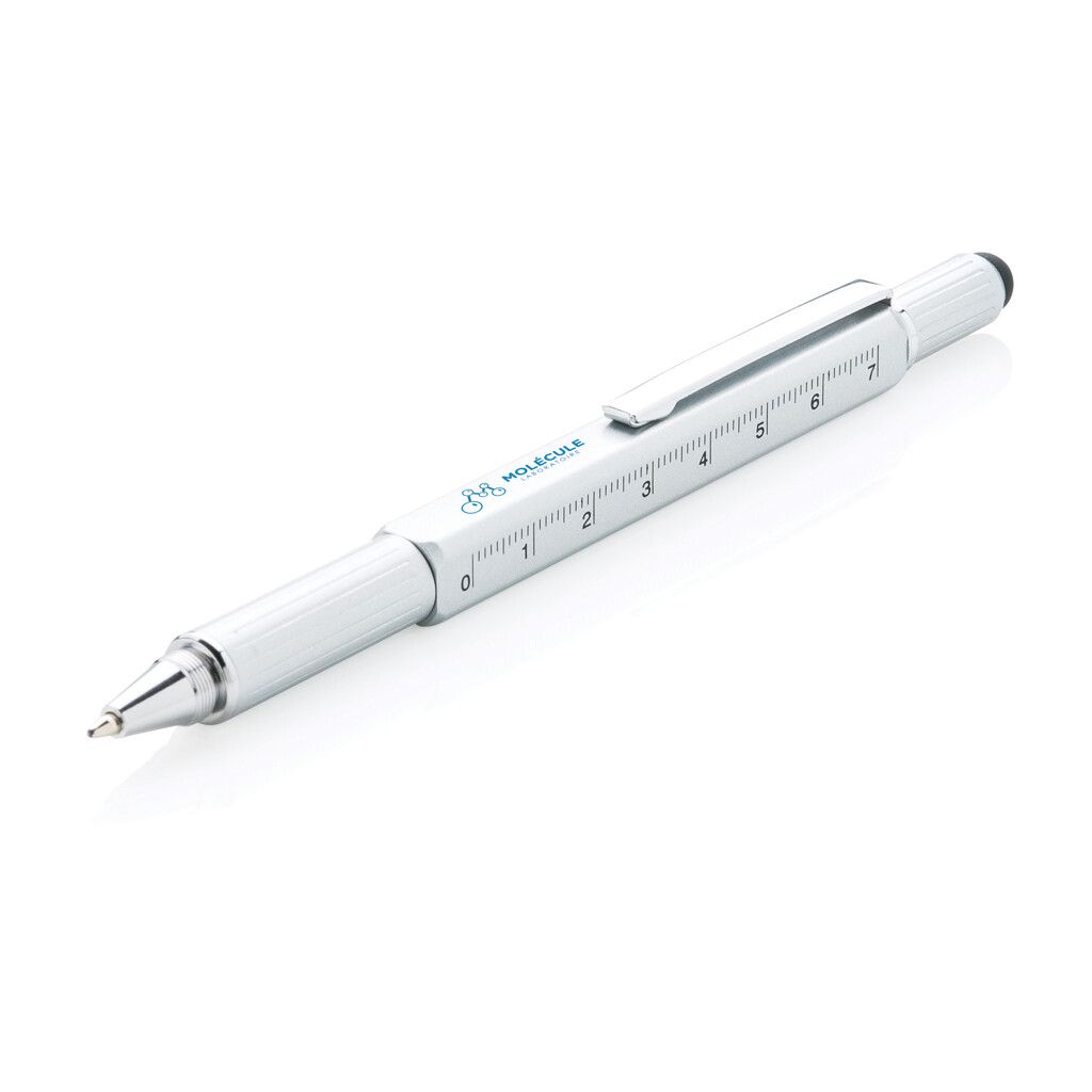 5-in-1 Aluminium Tool-Stift - grau-735