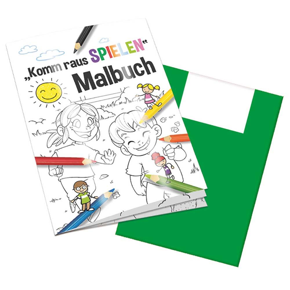 Malbuch / Mal-Set A6 - Komm-raus-spielen - Malbuch neutral-320