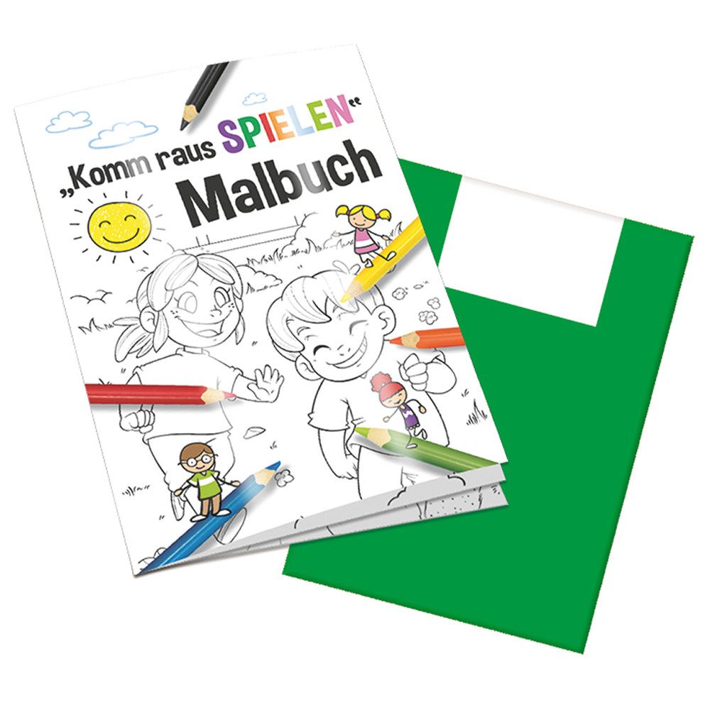 Malbuch / Mal-Set A6 - Komm-raus-spielen - Malbuch neutral-320