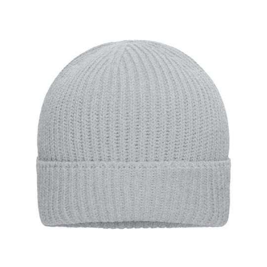 Bio Cotton Winter Beanie - light grey melange-27