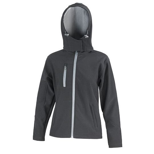 Women´s TX Performance Hooded Soft Shell Jacket - black - grey-273