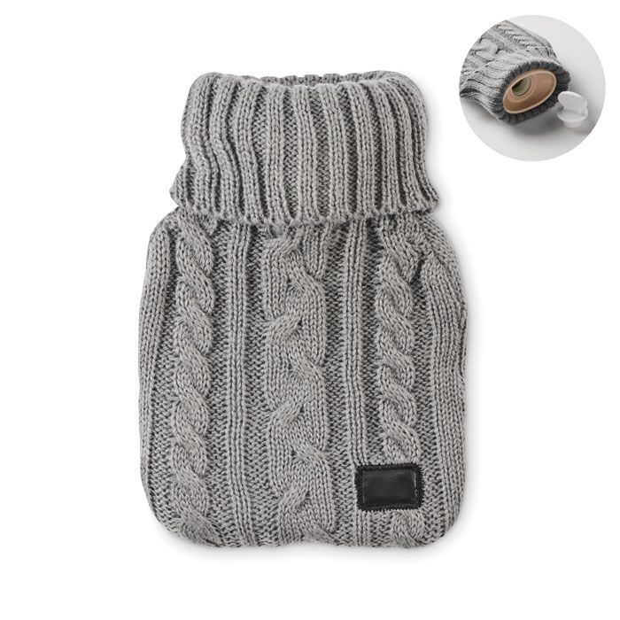 Wärmflasche 400ml TOASTY - grau-889