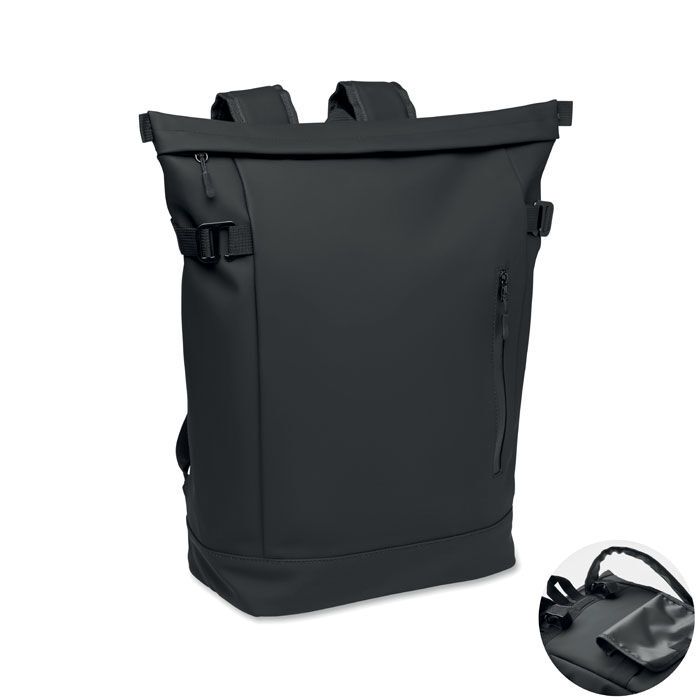 Fahrrad-Laptop-Rucksack PU 20L RIDE BACKPACK - schwarz-301