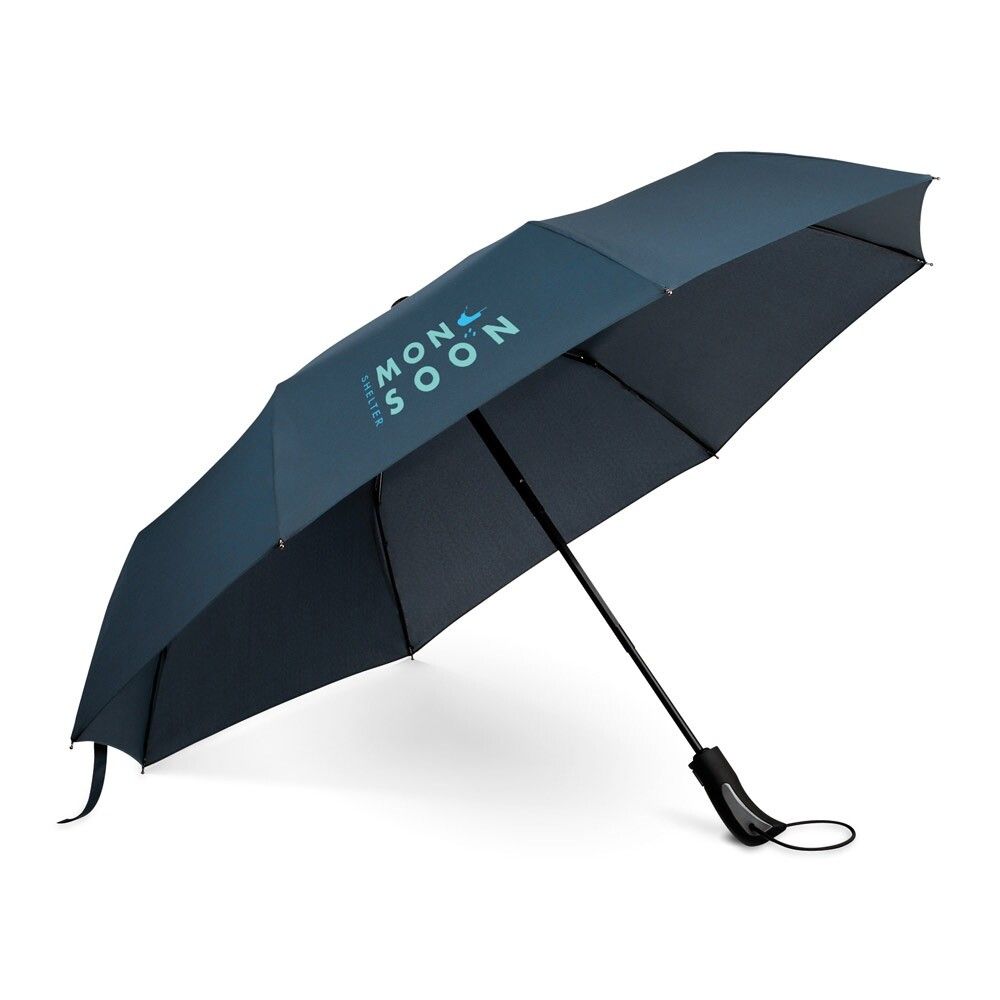 CAMPANELA Regenschirm aus 190T Pongé mit automatischer Öffnung - schwarz-56