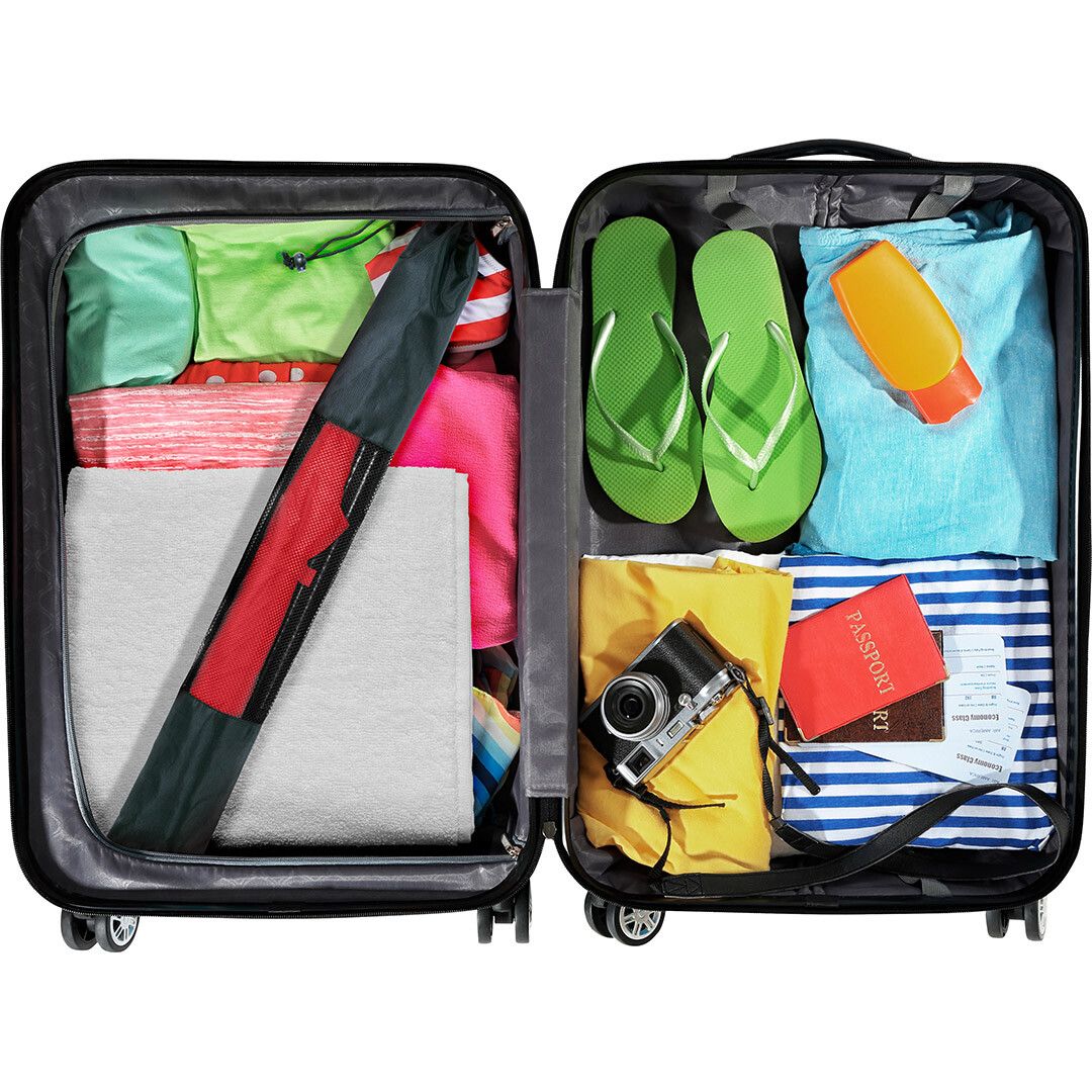 Strand-Sonnenschirm Travelmate Camper Ø147 cm - rot-466