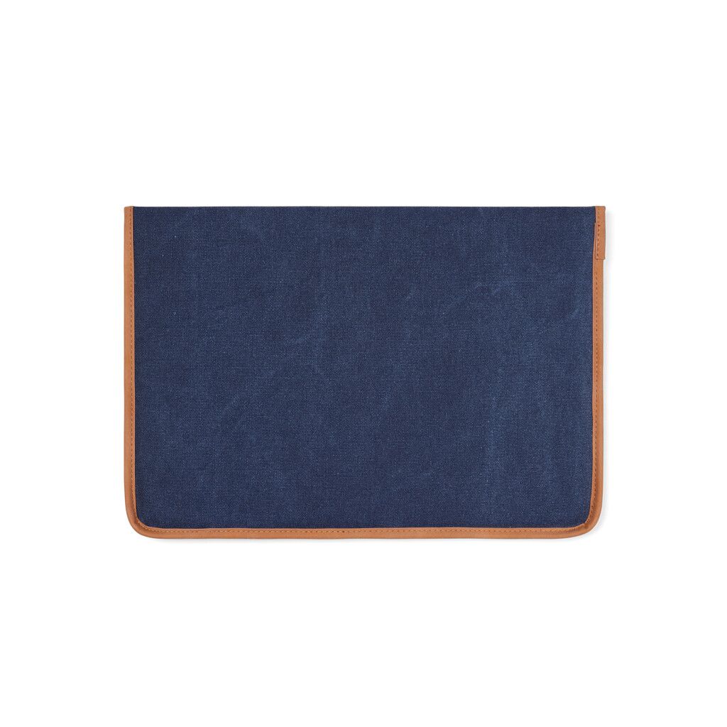 VINGA Bosler 16" Laptop-Tasche aus GRS recyceltem Canvas - navy blau-4