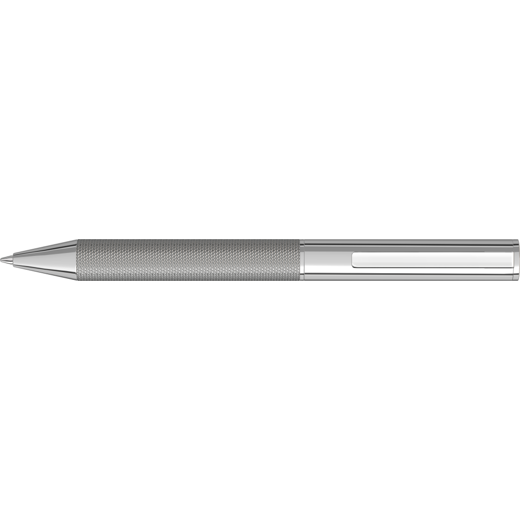 Mesh Drehkugelschreiber - silber-663