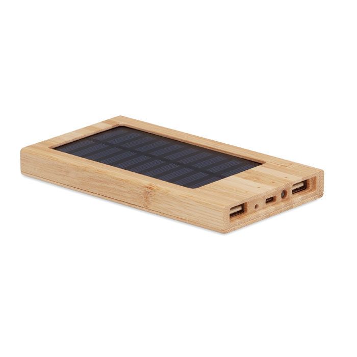 Solar-Powerbank 4000 mAh ARENA SOLAR - holz-49