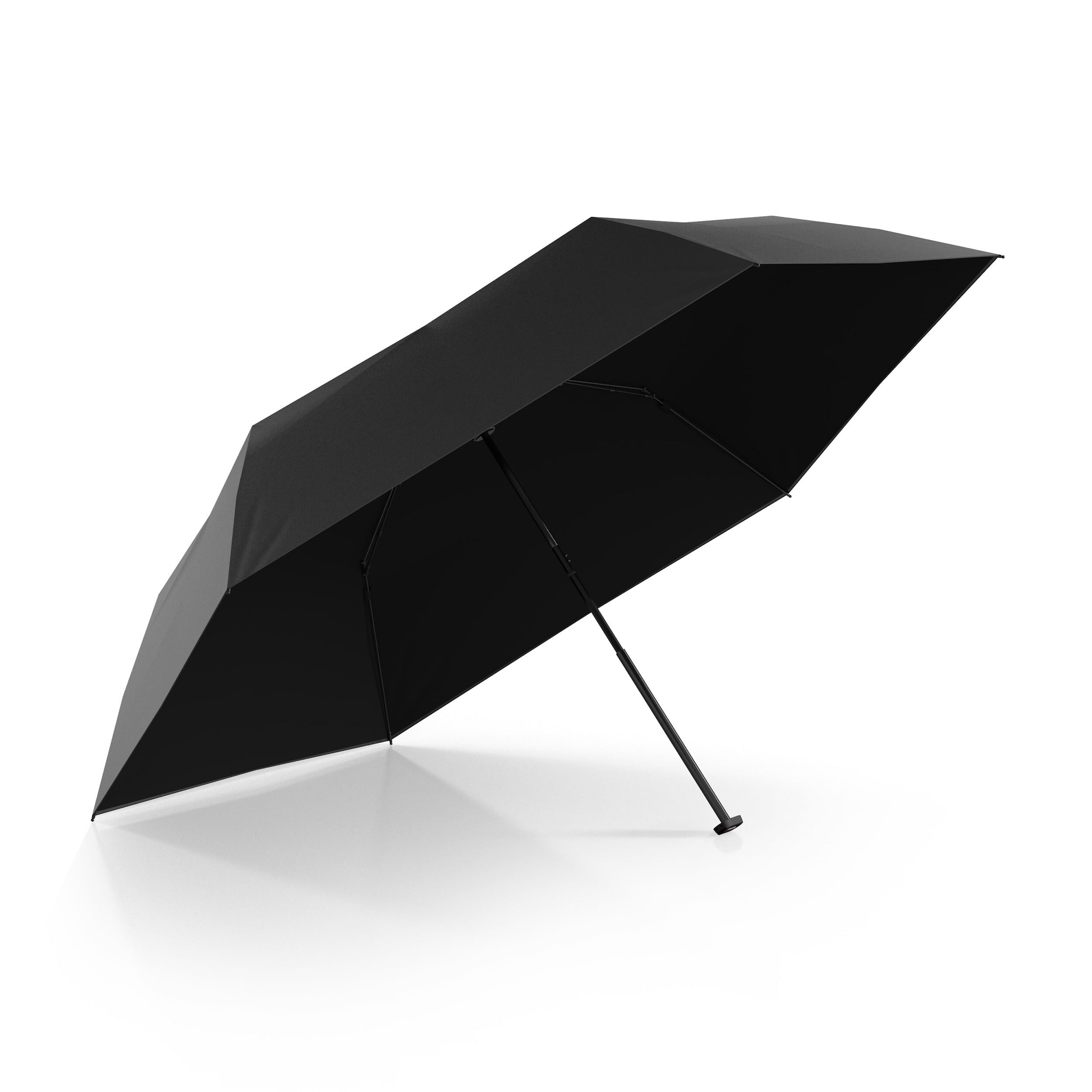 Taschenschirm US.050 ultra light slim manual, black with black UV coating and heat shield - schwarz - schwarz UV-coating-476