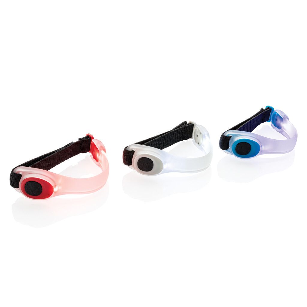 Sicherheitsband mit LED - weiß-93