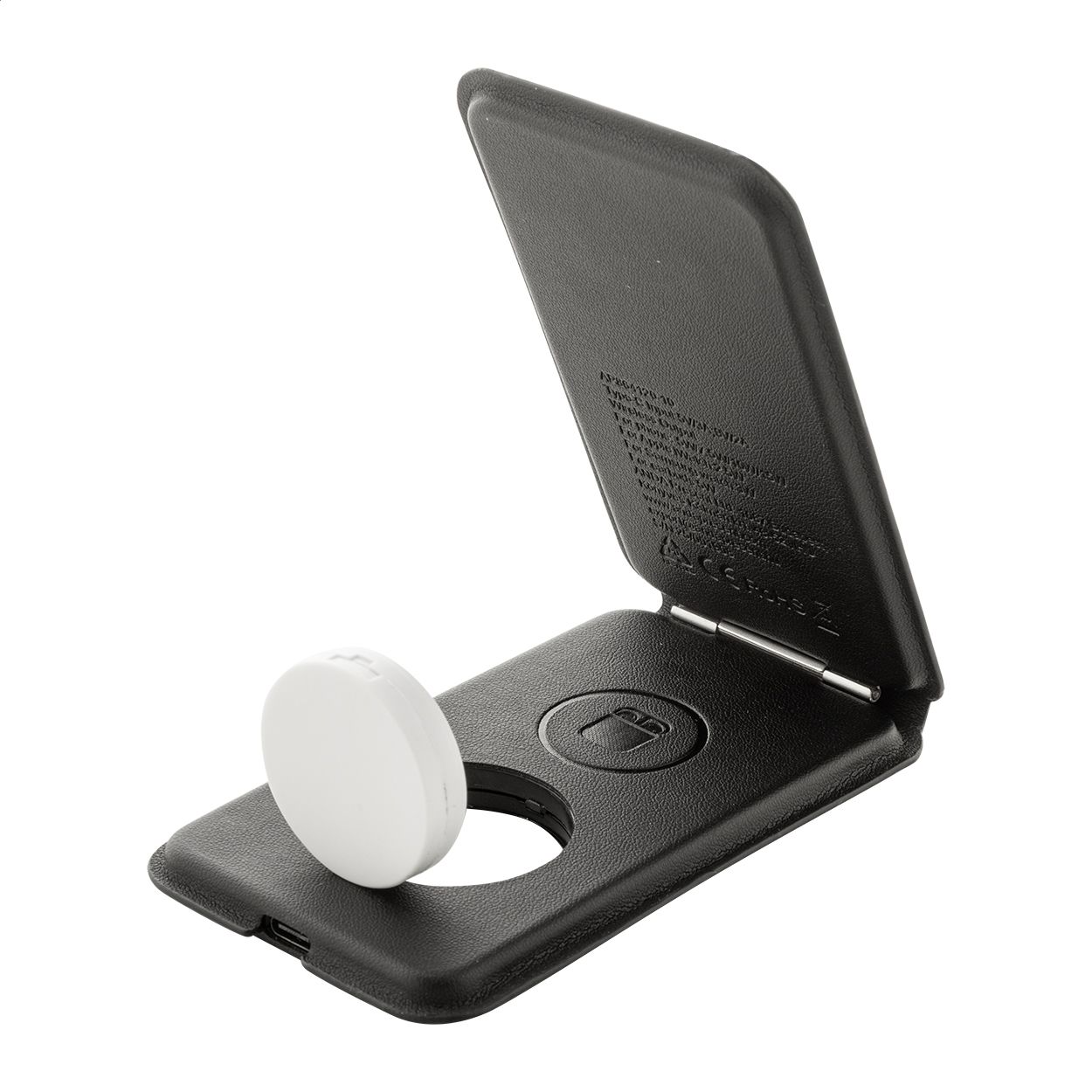LuxCharge Stand Handyhalter mit kabellosem Ladegerät, RPU - schwarz-687