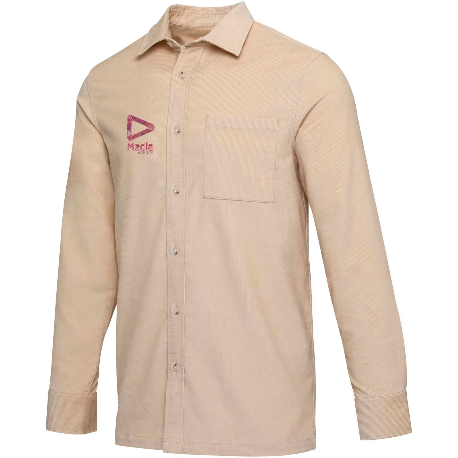 Alum Hemd aus Cord   - oatmeal - XXS-123