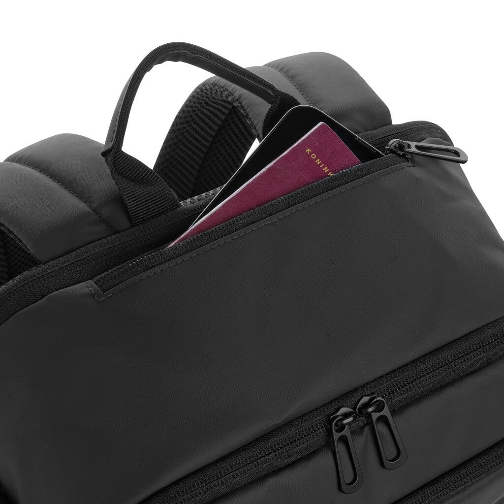 Armond AWARE™ RPET 15.6" Deluxe Laptop-Rucksack - schwarz-547