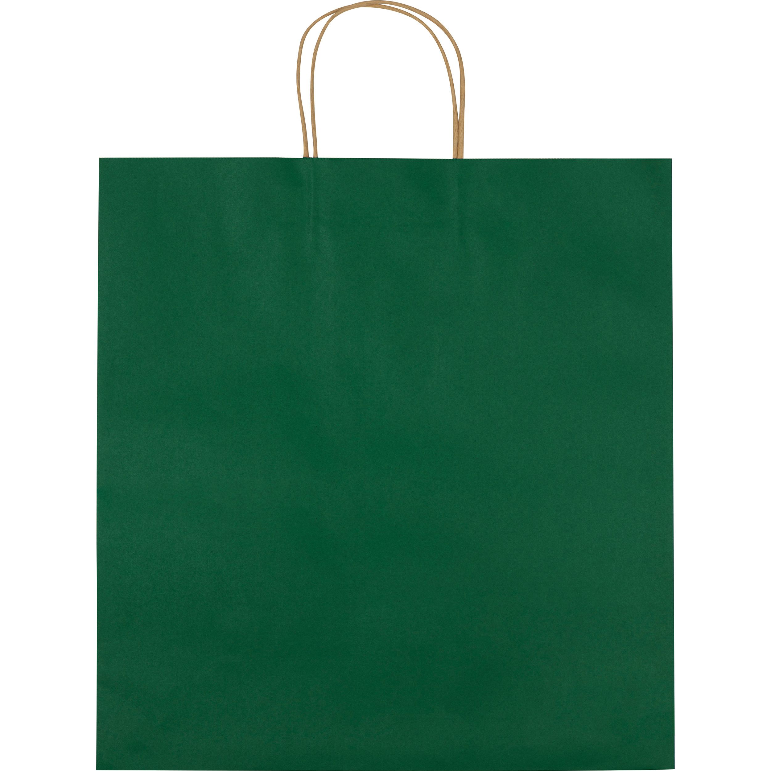 Recycelte Papiertasche groß - grün-769