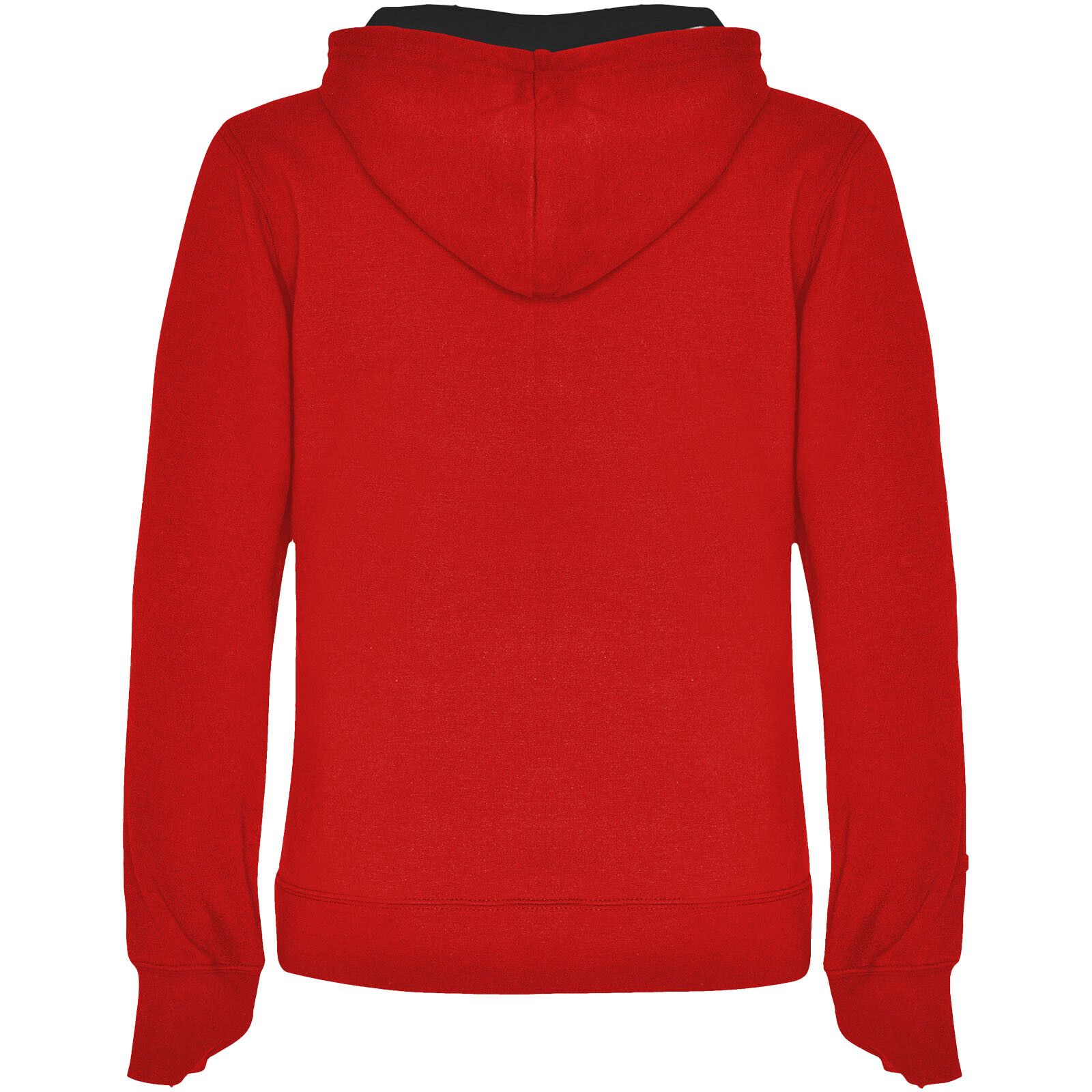 Urban Kapuzenpullover für Damen - rot -  schwarz - M-182