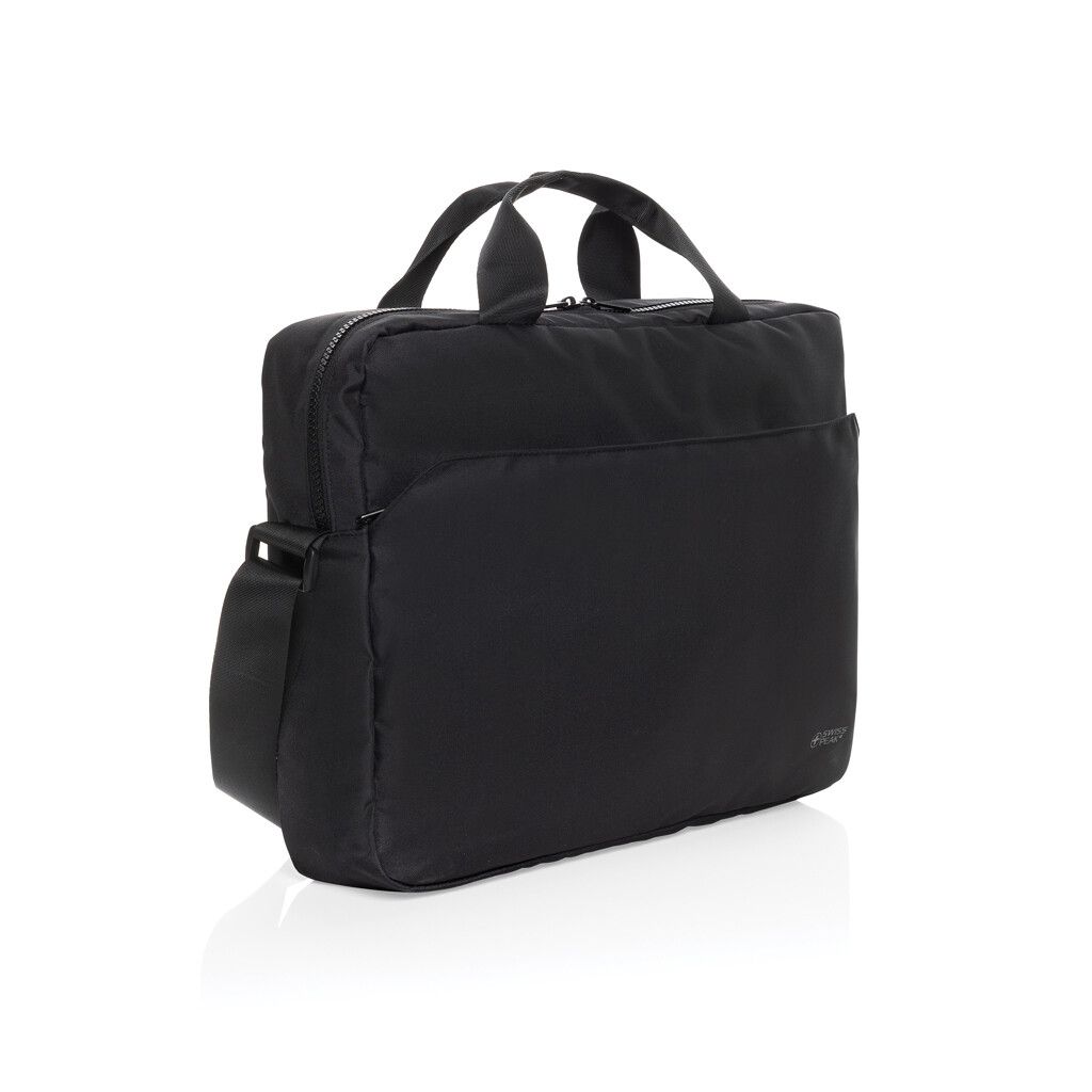Swiss Peak Aware™ RPET Essential 15.6" Laptop Tasche - schwarz-991