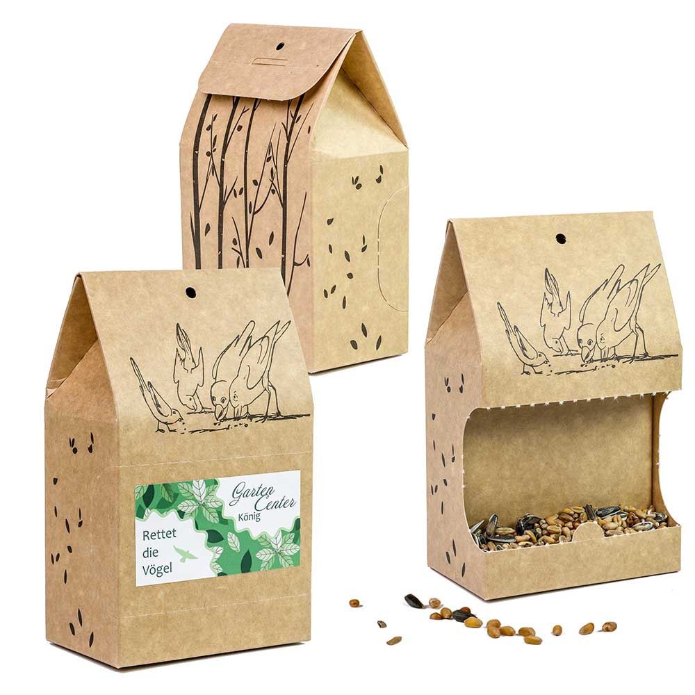 Vogelfutter To-Go - Werbeaufkleber-482