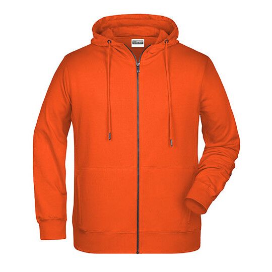 Men´s Zip-Hoody - orange-90