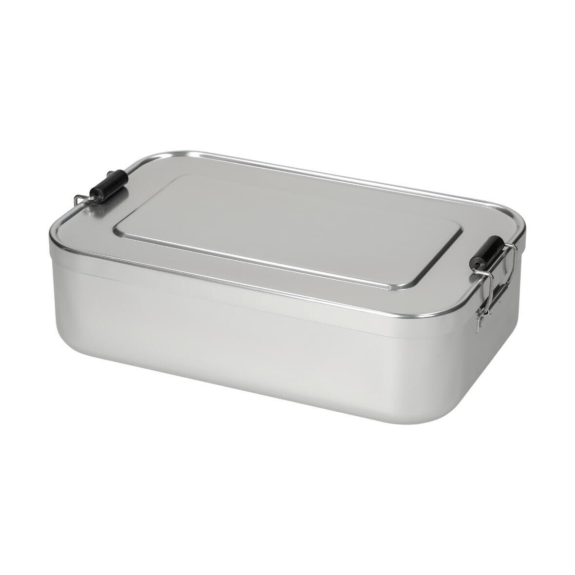 Vorratsdose Aluminium, groß - silber-85