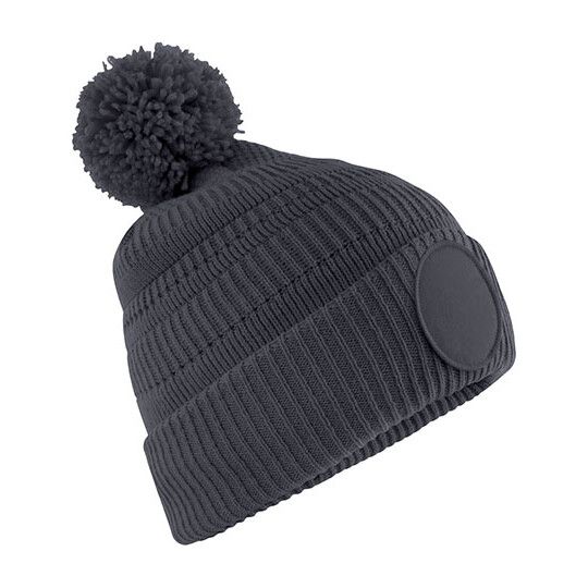 Fan Patch Beanie - graphite grey-785