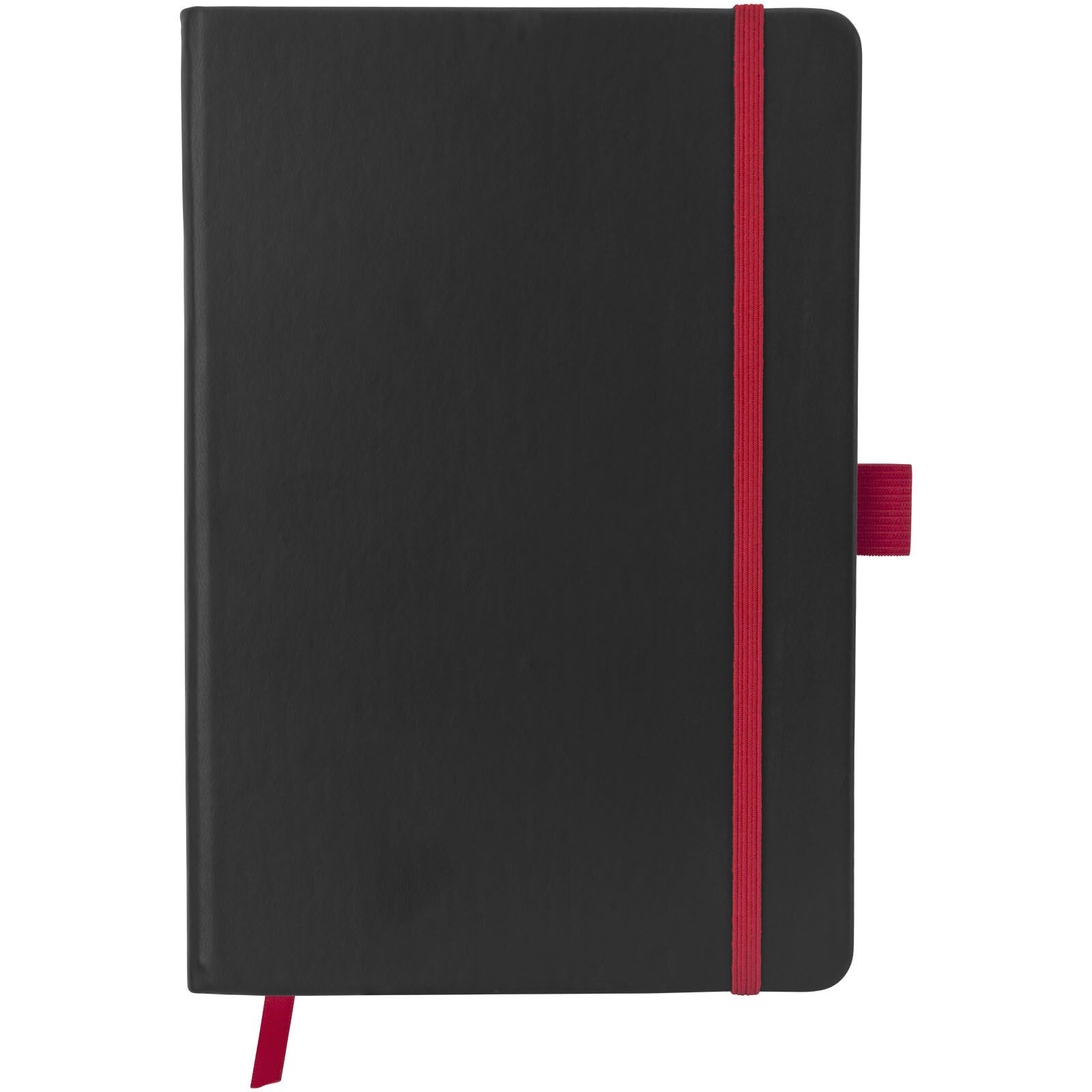 Colour-Edge A5 Hard Cover Notizbuch - schwarz -  rot-682