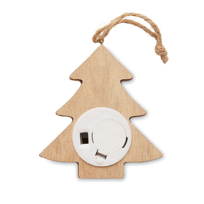 Anhänger aus Holz mit LED LULIE - holz-118