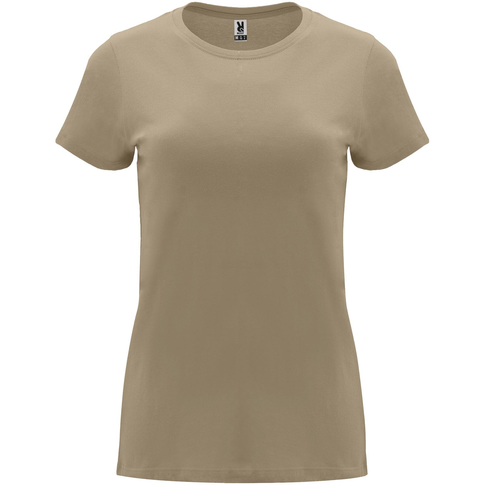 Capri T-Shirt für Damen - sand meliert - 3XL-918