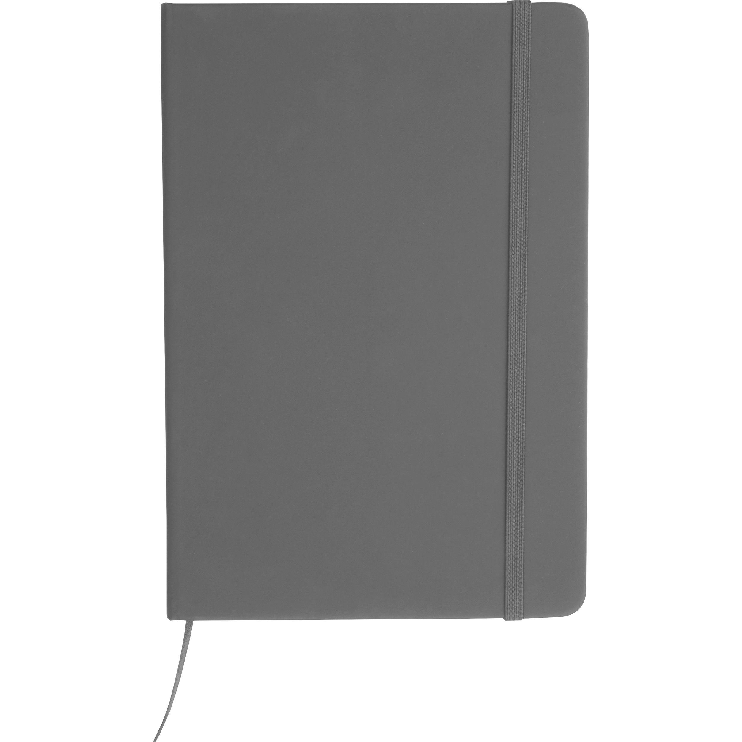 A5 Notizbuch aus Recyclingpapier  - silbergrau-555