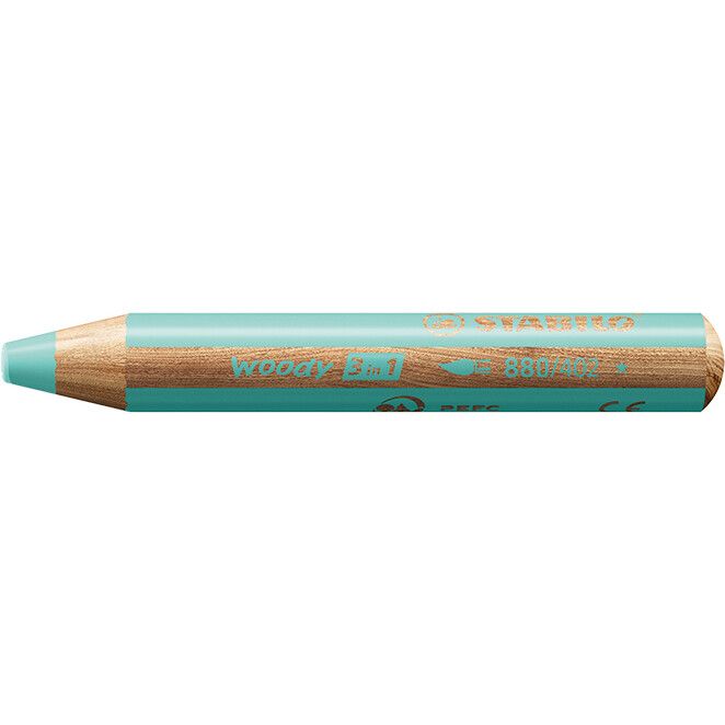 STABILO woody 3 in 1 Farbstift - pastell-blau-442