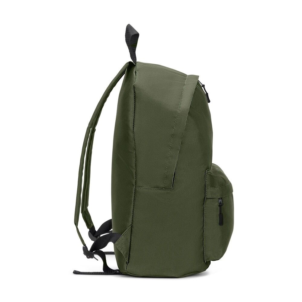 ROSARIO Klassischer Rucksack mit zeitlosem Design aus recyceltem 600D Polyester - dunkelgrün-466