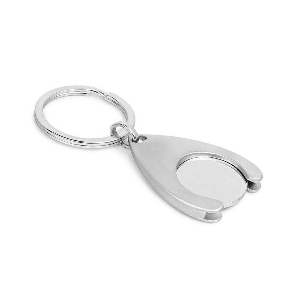 PORTHOS Schlüsselanhänger aus Metall - satinsilber-129