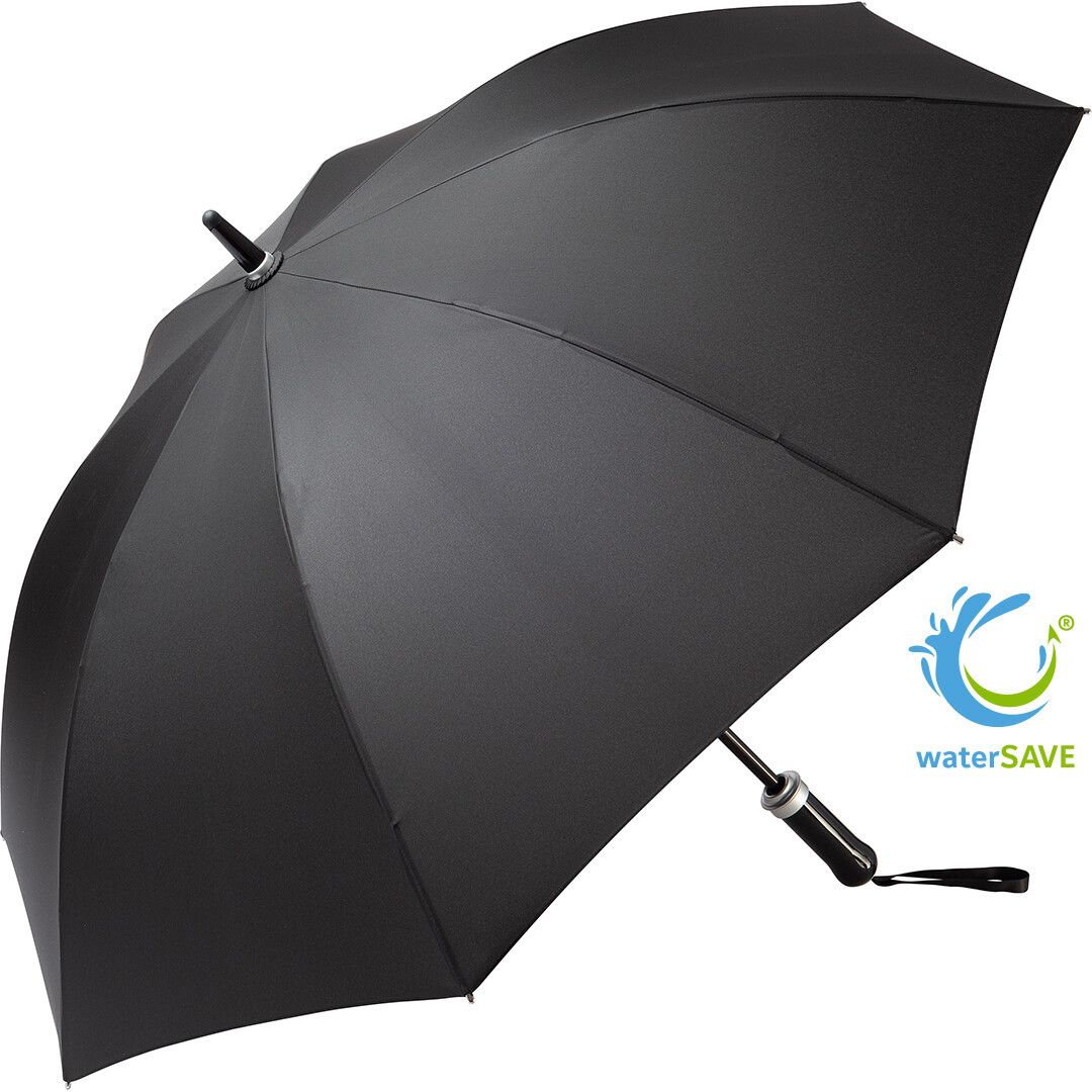 AC-Midsize-Stockschirm FARE® RingOpener® mit waterSAVE® Bezug Ø115 cm - schwarz-211