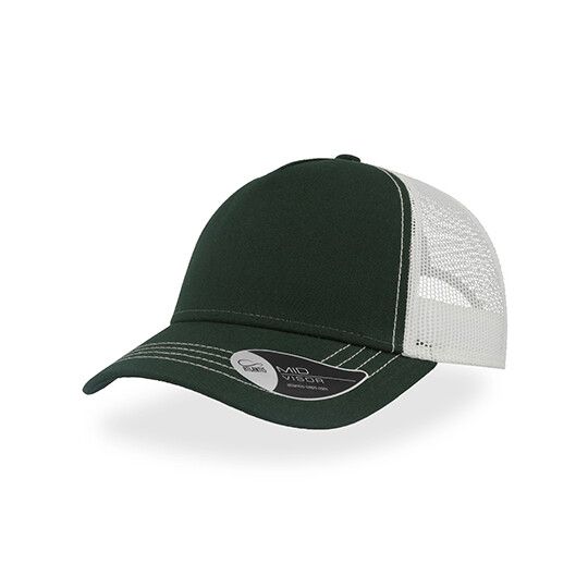 bottle green - white