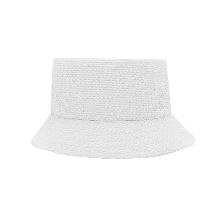 Bucket Hut Papierstroh BILGOLA+ - weiß-362