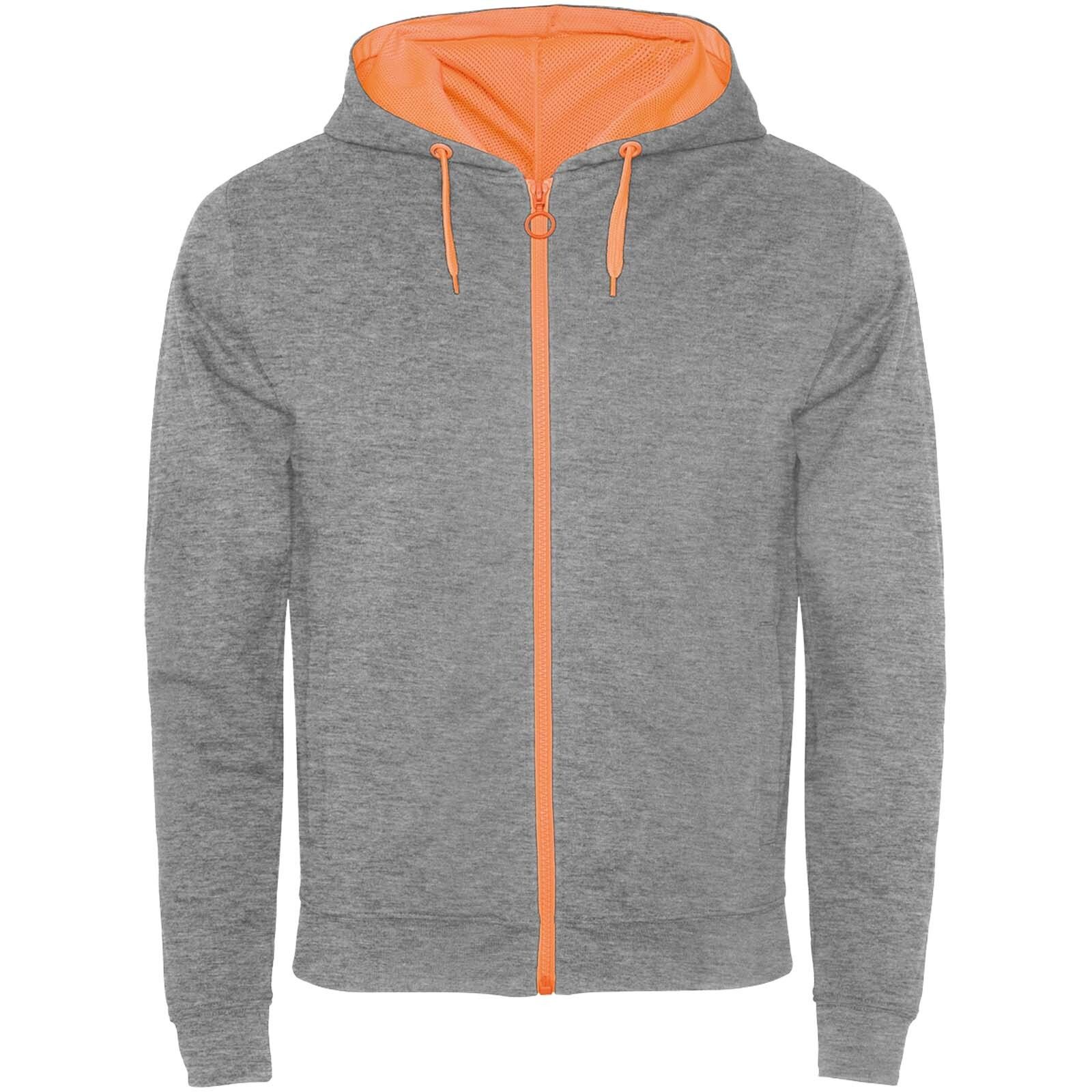 Fuji Kaputzensweatjacke  - heather grau - S-858