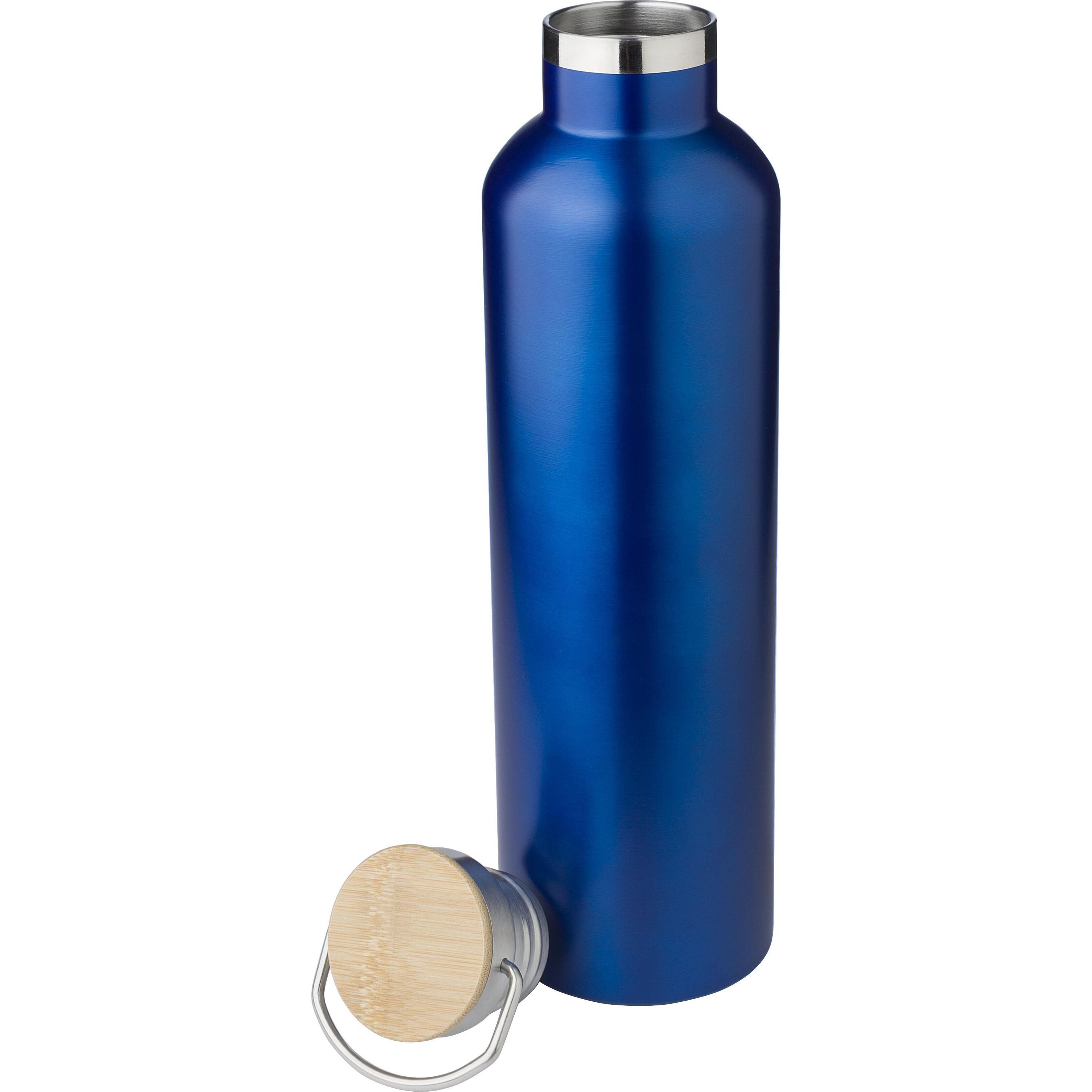 Doppelwandige Flasche aus Edelstahl Damien - schwarz-456