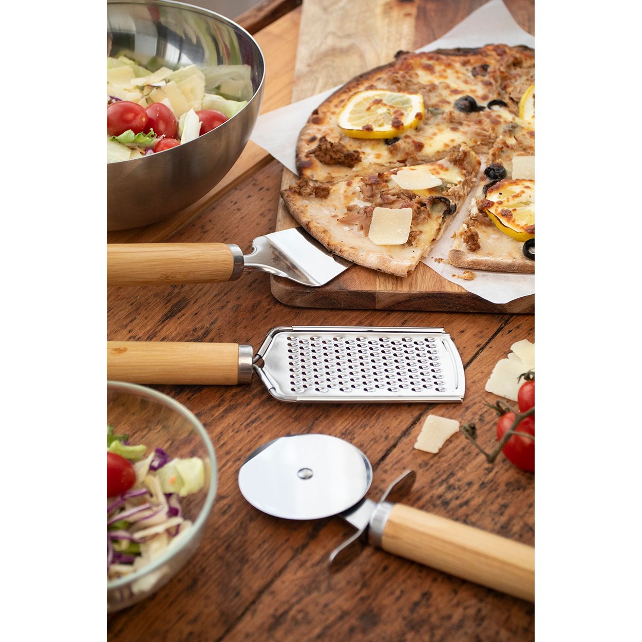 Bigaboo Servierset für Pizza - natur-424