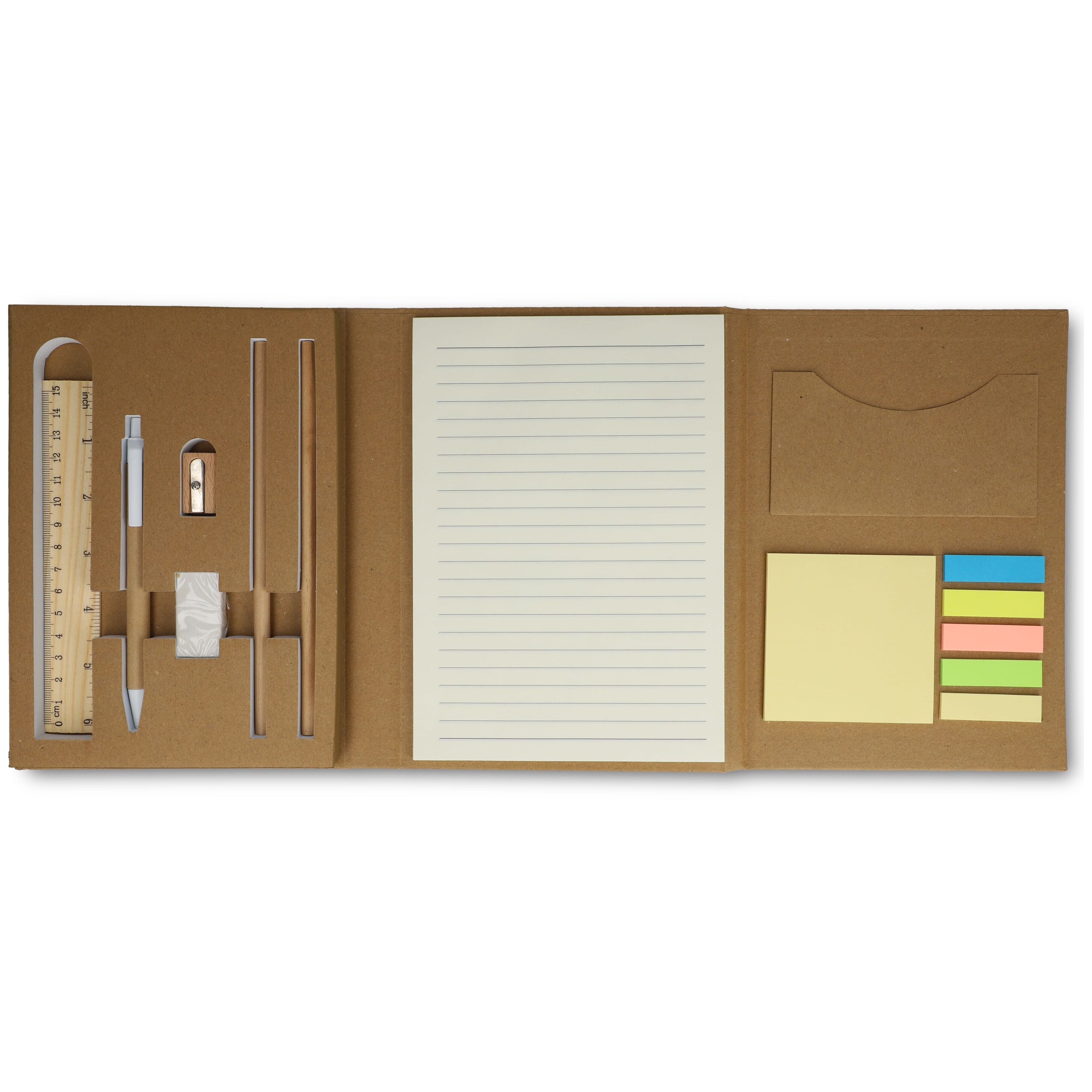 Briefpapier-Set aus Papier - natur-780