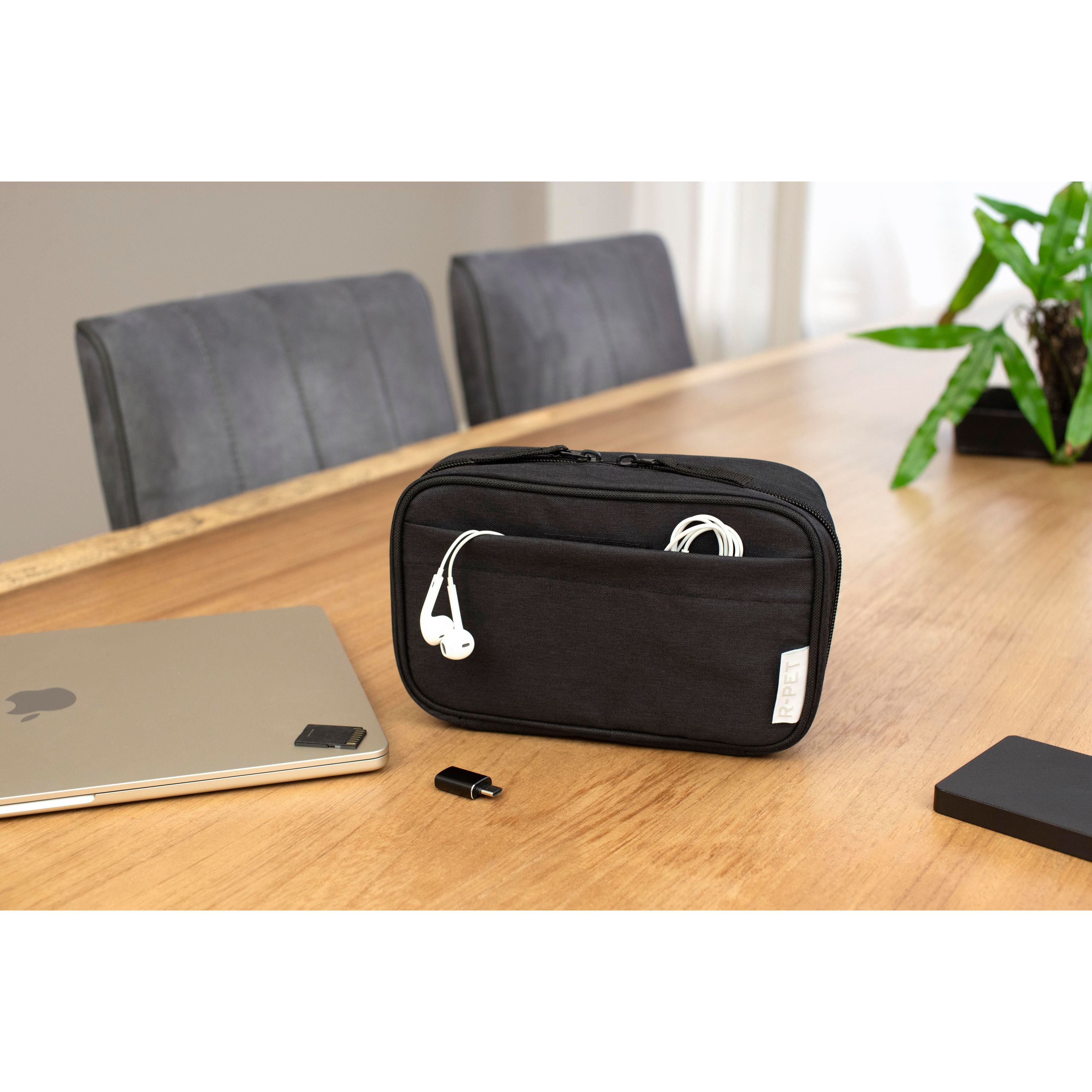 rPEt 300D Polyester Reisetasche Calix - schwarz-514