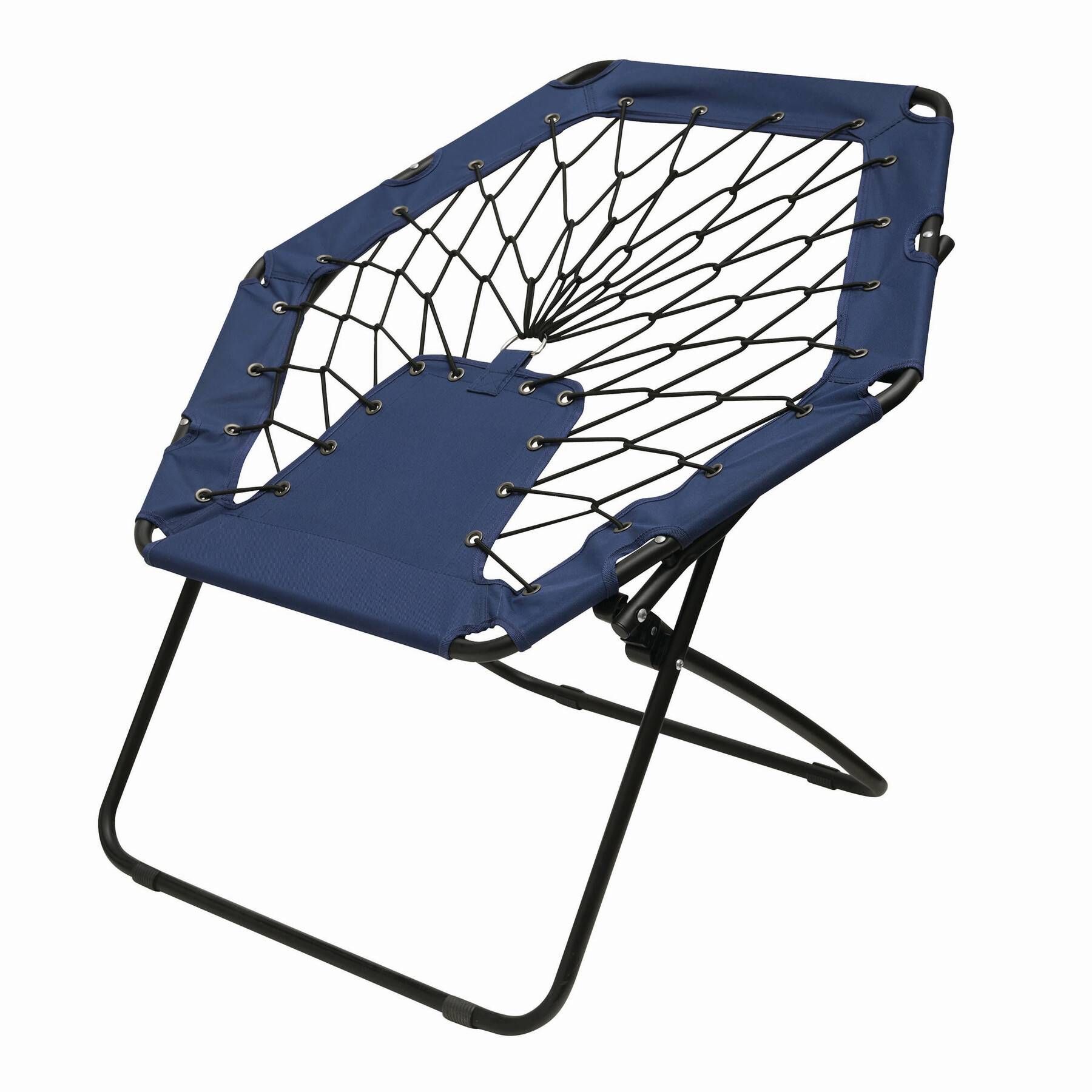 Bungee Stuhl CHILL OUT - blau - schwarz-179
