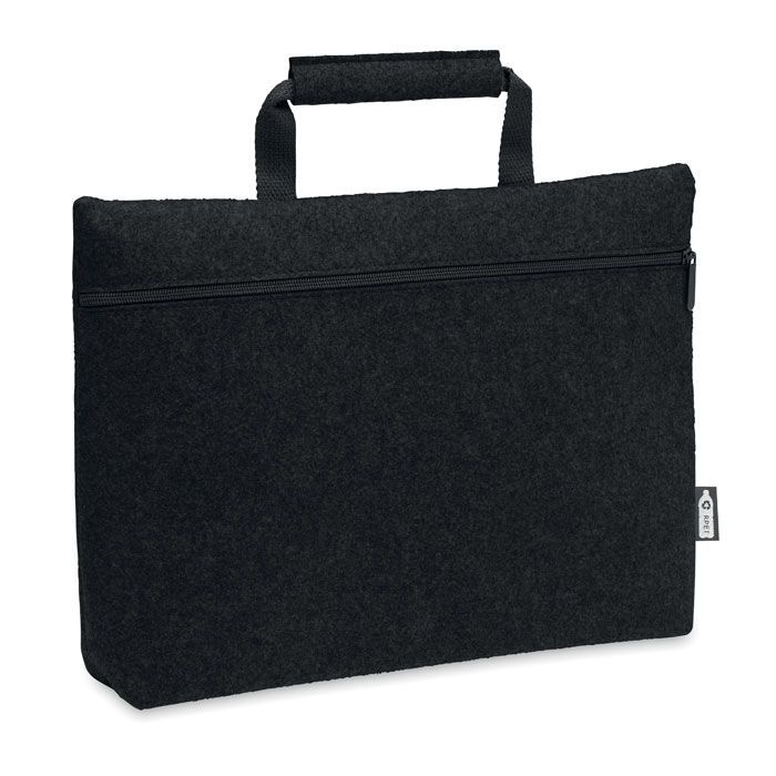 Laptop Tasche RPET-Filz TAPLA - schwarz-431