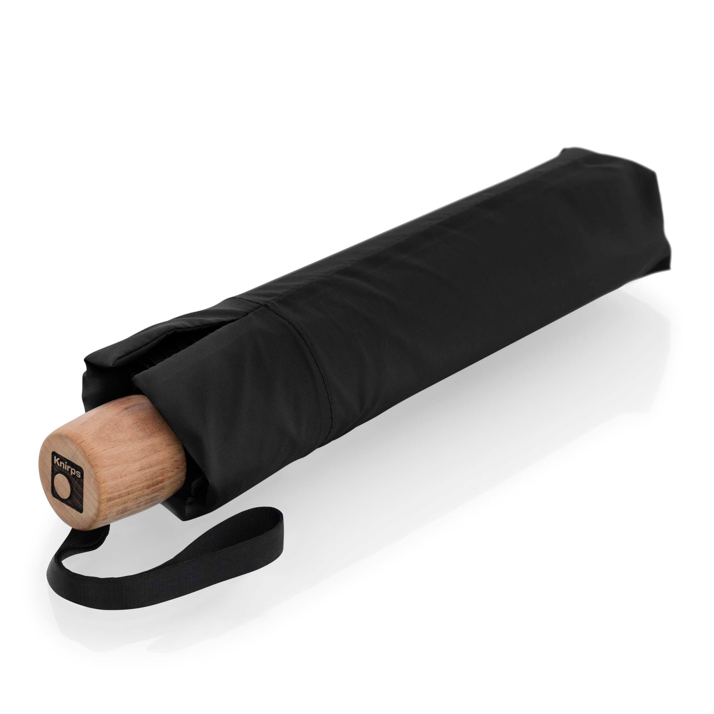 Taschenschirm Timber manual - schwarz-365