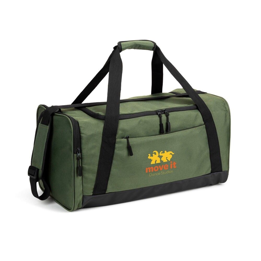 FARO Sporttasche aus recyceltem 600D Polyester - dunkelgrün-947