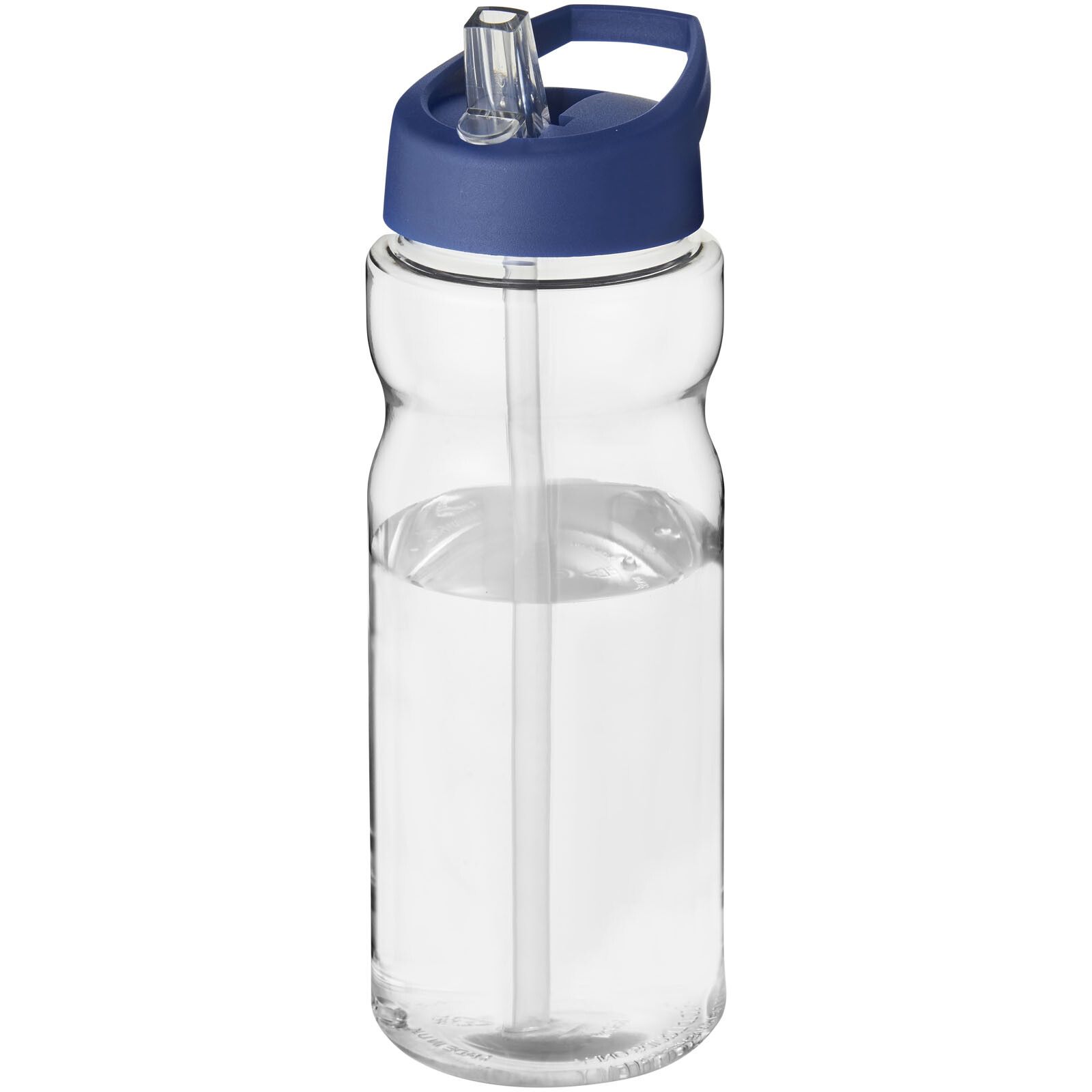 H2O Active Base 650 ml Sportflasche mit Ausgussdeckel - transparent -  blau-23